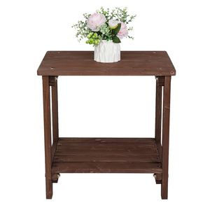 Tavolino Rettangolare in Legno Marrone Chiaro per Arredamento Soggiorno - Product Image 4