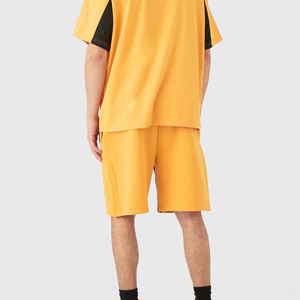 Ensemble de jogging imprimé, t-shirt et short respirants à séchage rapide, ensemble décontracté 2 pièces, vêtements de sport en molleton thermique tricoté pour homme, été, taille oversize - Product Image 6