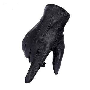 Guantes de Cuero Sencillos para Hombre, Estilo Retro para Negocios, Ciclismo y Actividades al Aire Libre, con Pantalla Táctil, Transpirables, Suministro Internacional - Product Image 1