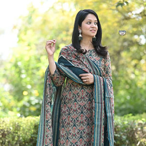 ชุดสلوار คามีซ ผ้าฝ้ายพรีเมียม ดีไซน์ทันสมัย สวยสง่า สำหรับผู้หญิง - RADHE EXPORTS แห้งเร็ว สไตล์อินเดีย/ปากีสถาน เหมาะสำหรับงานปาร์ตี้และงานแต่งงาน - Product Image 1