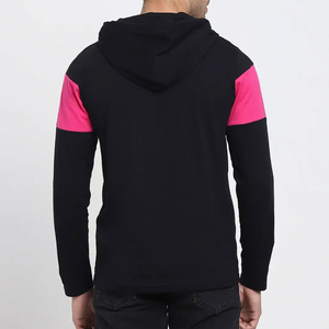 เสื้อฮู้ดผู้ชายสีสันตัดกัน ทรงปกติ ผ้าถัก สไตล์ลำลอง สำหรับฤดูใบไม้ร่วง ลดราคาพิเศษ - Product Image 2
