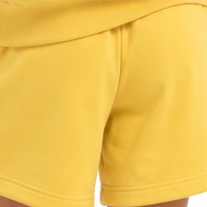 Ensemble sweat à capuche et short décontracté en molleton de coton, coupe ample, couleur unie, pour femme - Product Image 6