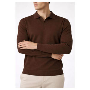 Polo homme à manches courtes en tissu tricoté, logo et impression personnalisés - Product Image 3