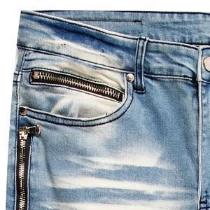 Pantalones Vaqueros de Mezclilla para Hombre de Alta Calidad, Cómodos, Diseño Personalizado al por Mayor, Moda Casual para Todas las Temporadas, Ropa de Exterior - Product Image 4