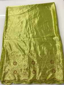 COLECCIÓN A.K.TRENDY, Vestido de Novia Somalí Dirac Gougra, Satén 100% Seda, Tejido Ligero de 60GSM, Tela Ecológica con Estampado Floral - Product Image 5