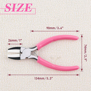 Alicates de Punta Plana para Joyería con 2 Puntas de Repuesto, Alicates de Mandíbula Suave de 5 Pulgadas - Product Image 6