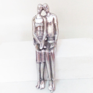 Escultura Abstracta de Aluminio de Diseño Creativo, Figura Metálica Artística Hecha a Mano para Decoración Moderna del Hogar - Product Image 1