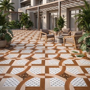 Carreaux en porcelaine 20 mm 600x600 mm mats résistants aux acides pour revêtements de sol extérieurs résidentiels et commerciaux - Product Image 1