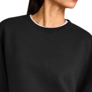 Sudadera de Mujer con Forro Polar, Manga Larga, Cuello Redondo, Cálida, Informal, Holgada, Suave, Ropa de Moda para Otoño e Invierno - Product Image 3