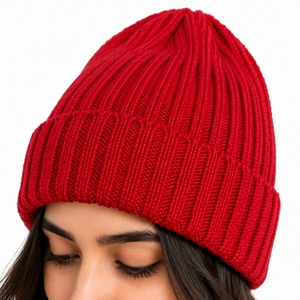 Unisex Ribbed Knit <b>Beanie</b> Cap Premium Knit Winter Essential Soft Comfort Warm Fit Modern Style Daily Wear Cozy Feel - Product Image 4