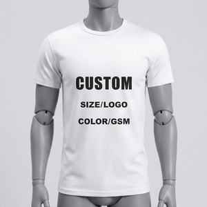 Camiseta personalizada directa de fábrica con logotipo personalizado, 100% algodón, manga corta, venta al por mayor, fabricante de camisetas con etiqueta privada OEM. - Product Image 1