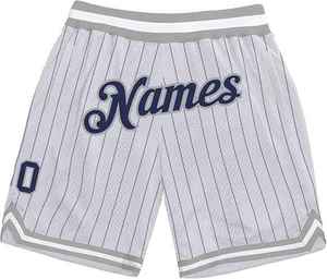 Shorts de basketball décontractés pour hommes, de haute qualité, avec logo brodé, 100% polyester satiné, séchage rapide, respirant, taille haute élastique - Product Image 1