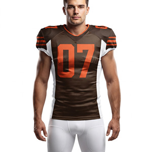 Maillot de football américain sur mesure pour hommes, 100% polyester, maillot de football américain en mesh, sublimation, maillots de football américain pour hommes - Product Image 1