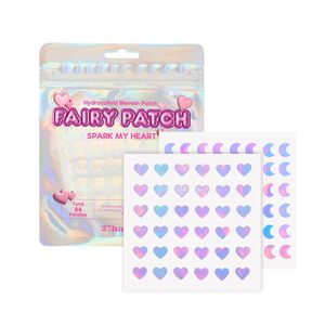 27habits Fairy Patch Spark My Heart Patchs Hydrocolloïdes en Forme d'Étoile pour les Imperfections du Visage, 84 Patchs - Product Image 1