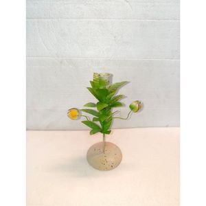 Support de bougie floral en métal, fait main, en forme de rose, chandelier pour bougie conique, centre de table, décoration de mariage et de fête, support de fleurs en fer - Product Image 3