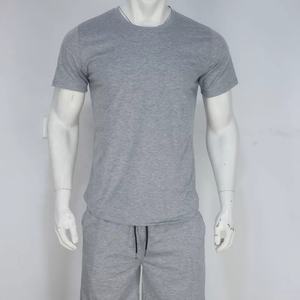 Conjunto Deportivo Informal de Lana para Hombre, Marca Privada, Personalizable, Cintura Elástica, Dos Piezas, Camiseta y Pantalones Cortos, Alta Calidad - Product Image 5