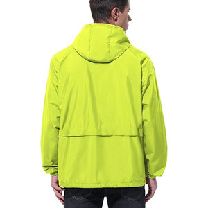 Veste de pluie légère pour homme, imperméable, coupe-vent, pliable, avec logo sur le devant - randonnée, cyclisme, course à pied, pêche, golf, camping, voyage - Product Image 2