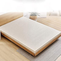 Matelas Orthopédique Pliable en Mousse de Latex Naturel 100% 5/7 Zones, Écologique, Doux et Facile à Nettoyer pour Appartement, Hôtel, Chambre à Coucher