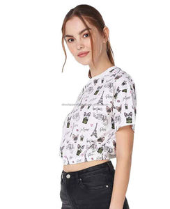 Crop Top para Mujer al por Mayor, Estilo Y2K, Jersey de Fútbol, Camiseta Corta, Crop Top Brasileño, Camisetas Gráficas para Mujer, Ropa Urbana Transpirable - Product Image 5