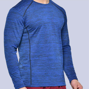 T-shirt de sport léger et respirant pour homme, séchage rapide, polyester/coton, pour fitness, course à pied, activités de gym, décontracté, écologique - Product Image 6