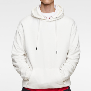 Sudadera con Capucha de Cachemira al por Mayor para Hombre, 280-360 gramos, Sudadera Lisa para Hombre, Sudadera Blanca Cómoda - Product Image 1