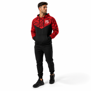 Sudadera Deportiva con Capucha y Logotipo Personalizado, Sudadera de Camuflaje para Hombre, Sublimada, para Gimnasio, Fitness, Entrenamiento, Estilo Raglán, Ropa Deportiva, Venta al Por Mayor - Product Image 3