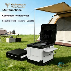 Inodoro Plegable Portátil para Acampar al Aire Libre, Urinario Portátil para Mujeres, Inodoro de Viaje, Inodoro de Emergencia de Alta Velocidad para Automóvil, Inodoro Pequeño - Product Image 5