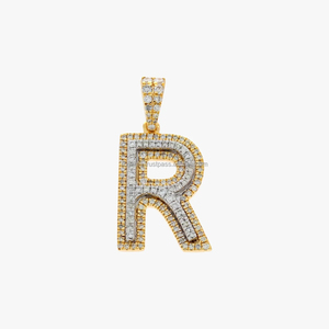 Pass Diamond Tester Moissanite A-Z <b>Initial</b> <b>Pendant</b> 925 Sterling <b>Silver</b> Iced Out Hip Hop Letter Jewelry IGI Certified Gift - Product Image 4