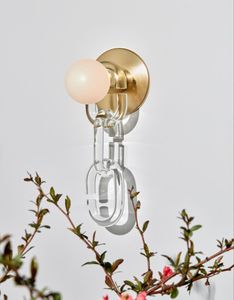 Customized Modern Acrylic Chain Wall Accents Handmade Modern Ornamental Resin Hanging for Home Decor Diwali Festival Ready - Product Image 1