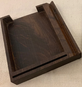 Handcrafted Black Walnut Square Shape <b>Sticky</b> <b>notes</b> Holder Handmade Finished Office & School Desktop Item - Product Image 1