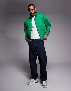 Men's Hooded Windbreaker <b>Jacket</b> Solid Color Zipper Closure Sporty Casual Outdoor Wear Spring Polyester Material - Product Image 4