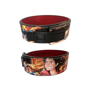 Ceinture de Soutien Réglable en Cuir de Vachette Robuste pour Haltérophilie, Protection Professionnelle Anime, Antidérapante, Unisexe, Qualité Premium pour la Salle de Sport - Product Image 1