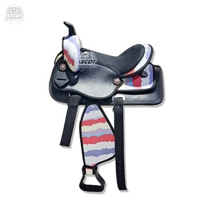 Selle synthétique occidentale de qualité supérieure la plus vendue pour l'équitation Couleurs personnalisées avec raccords en acier inoxydable Vente en gros - Product Image 5