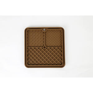 Tapis de léchage en silicone certifié usine, couleur et logo personnalisés, mangeoires anti-glouton pour animaux de compagnie, gamelles et distributeurs d'aliments pour animaux - Product Image 1