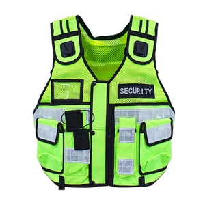 Gilets de sécurité tactiques haute visibilité avec poches, réfléchissants et fluorescents, pour agents de sécurité, fournisseur Logo Traffic Supplier - Product Image 4