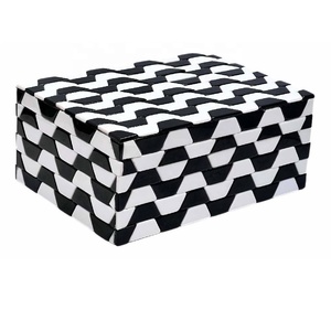 Nouvelle Arrivée Boîte à Bijoux Faite Main Style Tressé avec Incrustation d'Os, Organisateur de Bijoux Décoratif, Boîte à Souvenirs pour la Maison et la Coiffeuse - Product Image 4
