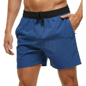Short de bain pour hommes 95% coton 5% élasthanne, tricoté, taille élastique, style boardshort, décontracté, pour la plage, imprimé numérique - Product Image 2