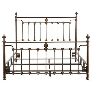 โครงเตียงทองเหลืองดีไซน์โดดเด่นสำหรับการตกแต่งภายในสุดหรู พร้อมด้วยการตกแต่งด้วยโลหะที่ทนทานและสร้างบรรยากาศเฟอร์นิเจอร์ห้องนอนสุดหรูหรา - Product Image 1