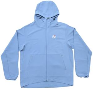 Chaqueta Deportiva con Capucha y Cremallera Completa con Logotipo Personalizado para Hombre, Ropa Deportiva Informal con Cuello Alto, Chaqueta Deportiva para Correr, Resistente al Viento e Impermeable - Product Image 1