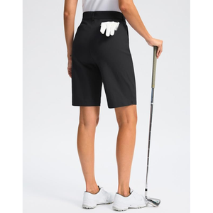 Pantalones cortos de golf ajustados para hombre, cómodos, con cintura elástica, de secado rápido, tela transpirable, pantalones cortos deportivos informales de verano - Product Image 3