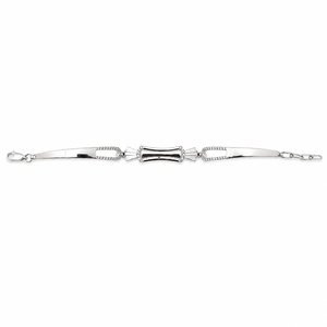 Pulsera de Eslabones con Diamantes Redondos Brillantes para Mujer, Engaste de Bisel, Acabado Pulido, Geométrica, para Fiestas, Bodas, Uso Diario, Regalo, Joyería - Product Image 5