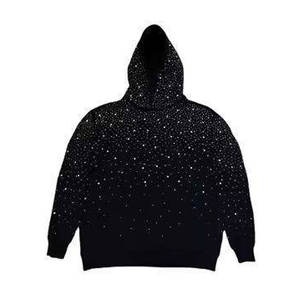 Sudadera con Capucha de Secado Rápido para Hombre con Pedrería, del Mejor Fabricante, Sudadera con Capucha de Algodón Mezclado con Pedrería, Sudadera de Moda Urbana, Sudadera Informal - Product Image 5