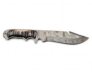 Handcrafted Patterned Steel Multi-Feature Utility <b>Craft</b> <b>Tool</b> Horn & Bone Handle Executive Display Piece - Product Image 4