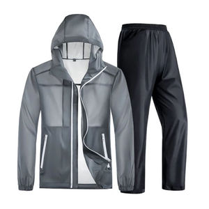 Vestes de pluie en polyester à séchage rapide pour hommes, ensembles coupe-vent de course, ponchos, logo personnalisé, OEM disponible - Product Image 1