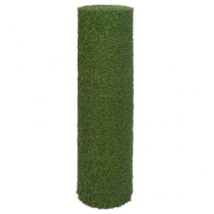 Gazon artificiel vert clair avec 2 nuances de vert foncé et marron, produit de qualité supérieure - Product Image 3