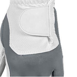 ถุงมือหนังแท้สีขาวและสีเทาสำหรับผู้ชาย สำหรับตีกอล์ฟ ปิดด้วยแถบตีนตุ๊กแก ระบายอากาศได้ดี ไม่ลื่น จับกระชับ นุ่ม ยืดหยุ่น น้ำหนักเบา ประสิทธิภาพสูง - Product Image 4