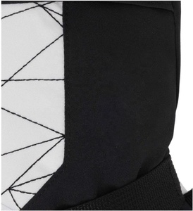 <b>Ski</b> <b>Gloves</b> Full Finger Black <b>White</b> PU Leather Thermal Insulated Adjustable Wrist Strap Unisex Winter Outdoor - Product Image 3
