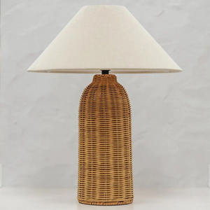 Lámparas de Mesa de Ratán Hechas a Mano, Tendencia 2026, Iluminación Decorativa para el Hogar, Lámpara de Mesa Nórdica de Fábrica Vietnamita - Product Image 2