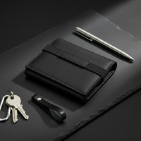 Dompet Pria Tipis WRIZA RFID Safe |   Dompet Minimalis Kulit Asli 6 Slot |   Desain Ringkas dan Stylish untuk Penggunaan Sehari-hari, Model Pendek Terbuka