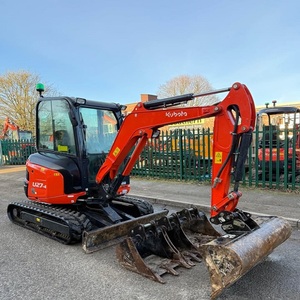 Mini-excavatrice Kubota U27-4 d'occasion de qualité supérieure, excavatrice compacte à braquage zéro, équipement de construction de 2,7 tonnes, bon prix, livraison rapide - Product Image 5